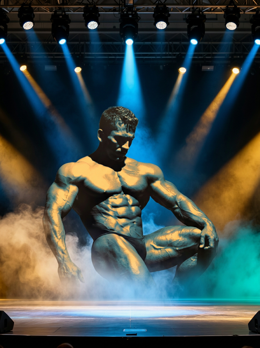 Lee Labrada - IFBB Pro Bodybuilder on stage