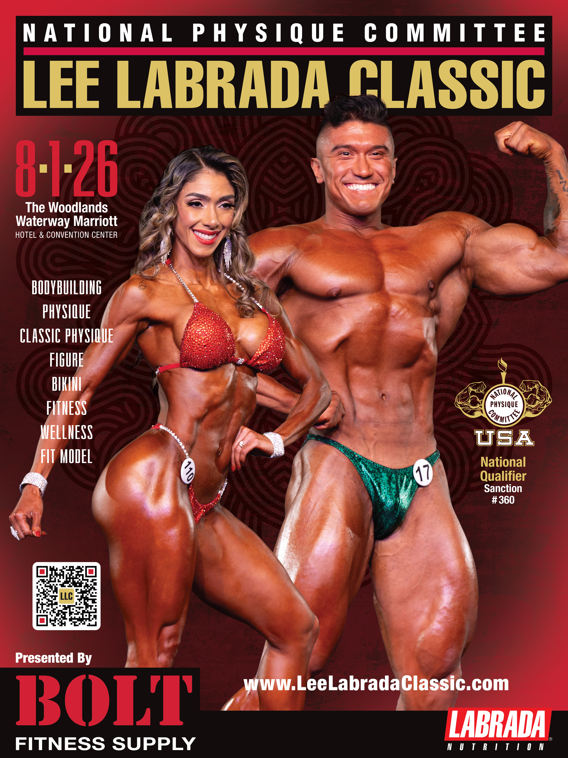 NPC Lee Labrada Classic 2026 official poster